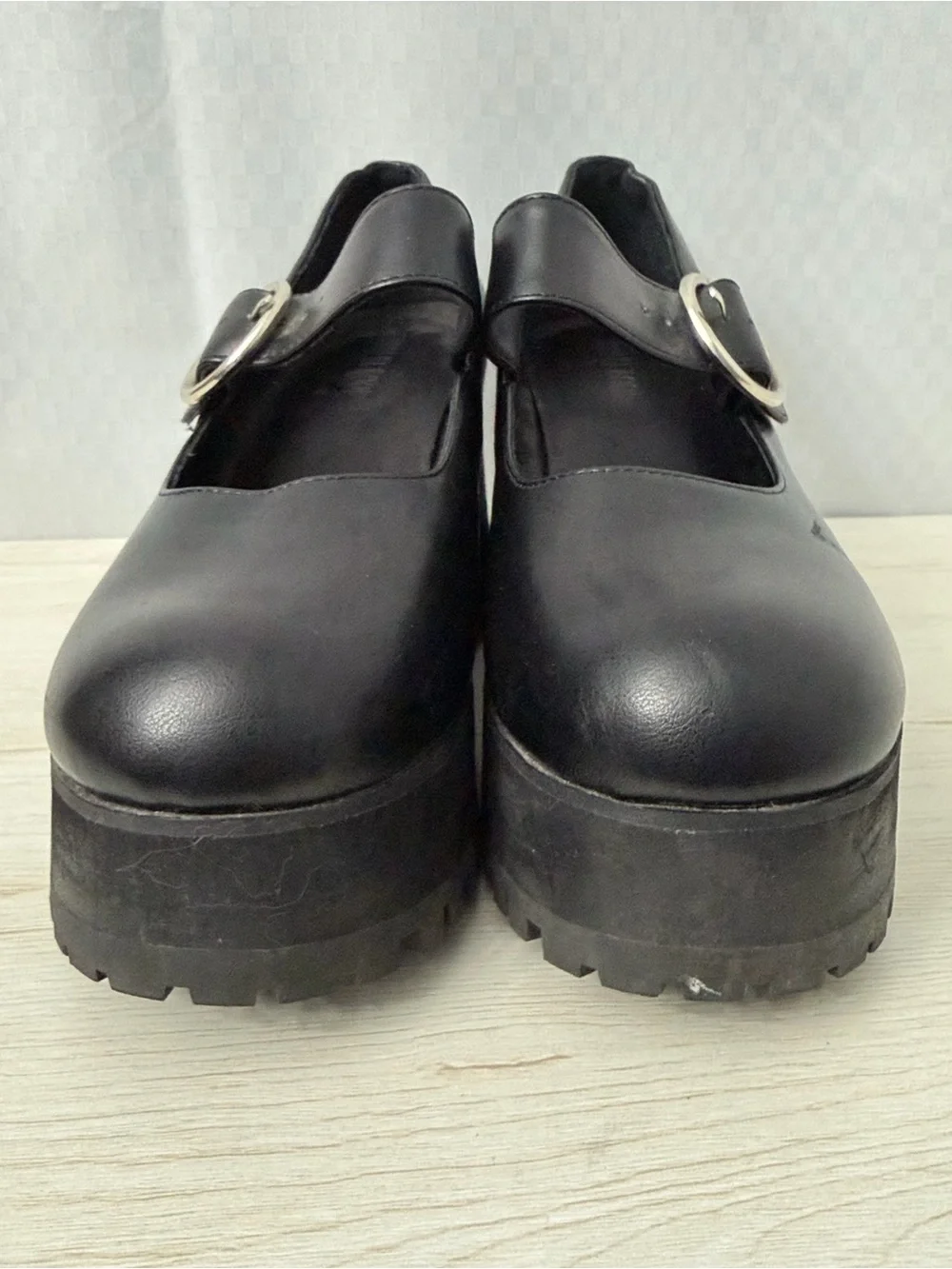Current Mood Damnation Platform Mary Jane Shoes Size 11 Y2K Goth Dark Academia